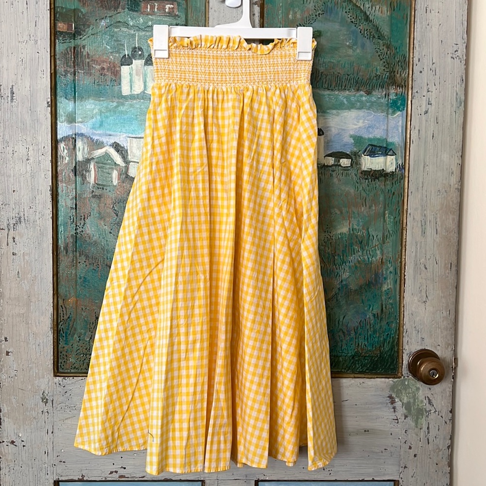 Zara Plaid Skirt/Dress XS